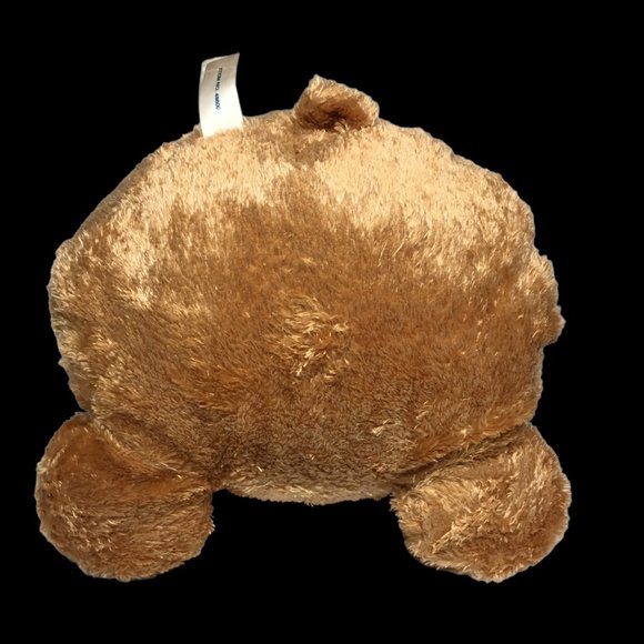 Applause Chubby Brown Teddy Bear Plush # 49600 Sitting Stuffed Animal 10" RARE - Picture 6 of 9